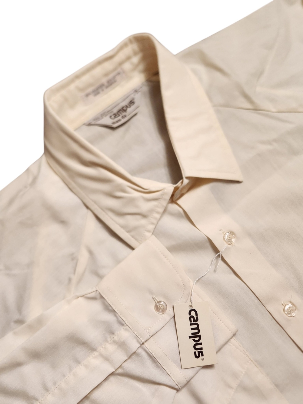 Campus Vintage NWT Mens XL Long-Sleeve Dress Shirt - Classic Point Collar